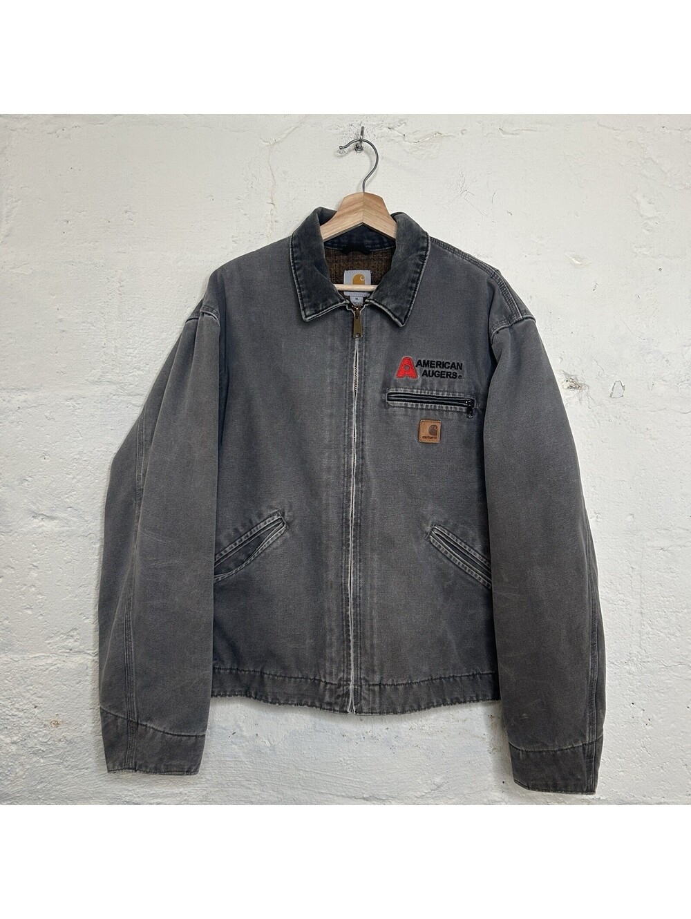Vintage Carhartt Blanket-Lined Detroit Jacket “Gravel” J97 GVL Men’s XL